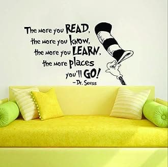 PPD Dr Seuss The More That You Read Wall Decal by Paper Plane Design