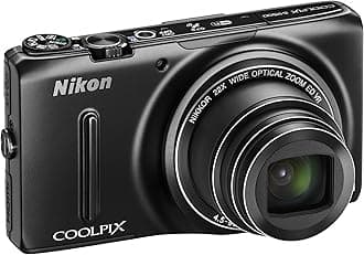 Nikon COOLPIX S9500 Wi-Fi Digital Camera with 22x Zoom and GPS (Black) (OLD MODEL)