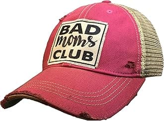 Vintage Life Funny Hats for Women and Girls, Distressed Trucker Baseball Cap with Sayings