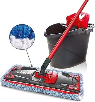 Vileda UltraMax Microfibre and Cotton Complete Mop and Bucket Set