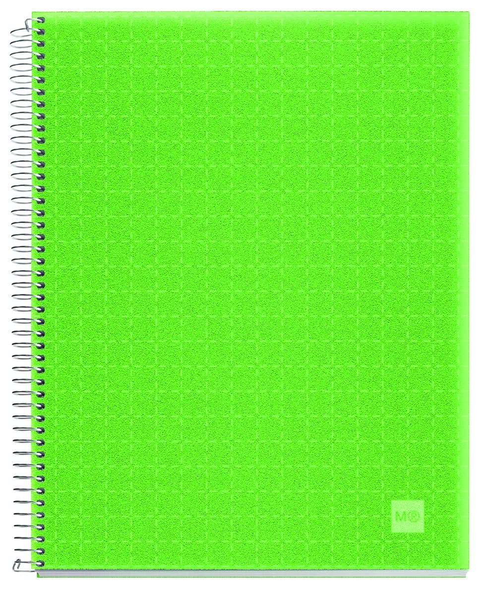 Candy Colours 47703 Notebook – 4 Colours, A6, Squared 140 Sheets Polypropylene Apple Green