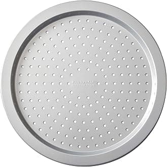 Nonstick Aluminized Steel Pizza Crisper, 14-Inch, Silver