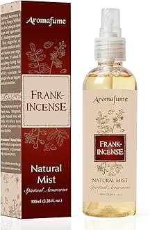 Frankincense Natural Resin Mist Spray by Aromafume | 100 ml / 3.3oz | Ideal for spirituality, prayer & rituals | Made with Frankincense Resin from Somalia | Non-alcoholic, non-toxic & vegan