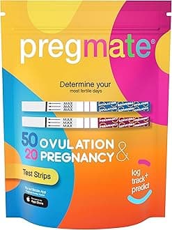 50 Ovulation and 20 Pregnancy Test Strips
