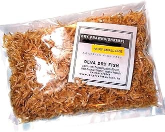 Dry Shrimp for Aquarium Fish Food (Small, 200 GMS)