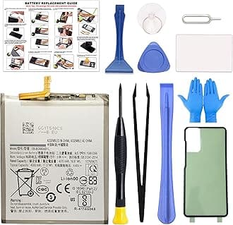 GREEN FUSION Compatible with Galaxy S21 FE Battery Replacement, EB-BG990ABY New 0 Cycle Battery for Samsung Galaxy S21 FE G990U/U1/B/W/E with Installation Instruction & Repair Toolkit