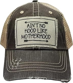 VINTAGE LIFE Women's Distressed Funny Sayings Trucker Baseball Hats
