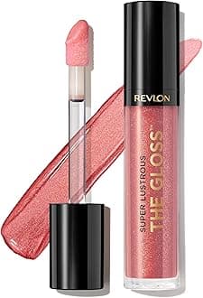 Revlon Super Lustrous Lip Gloss, Non-Sticky, Hydrating, High Shine Finish, 246 Blissed Out, 0.13 oz