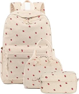 Bluboon Teens Backpack Set Girls School Backpack Lunch Box Pencil Bags Student Bookbags 3 in 1