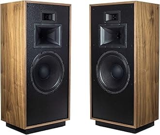 Forte IV Heritage Premium Floorstanding Horn-Loaded Speakers in American Walnut