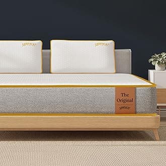 Original Ortho Mattress with AirGen™ Memory Foam | Medium Firm Feel for Balanced Comfort | 8 Inch Bed Mattress | Anti-Bacterial Fabric Cover |10 Years Warranty|(King Size,75x72x8 inches)