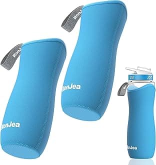 2Pcs Sleeve for 22oz Cirkul Water Bottle, Neoprene Sleeve to Keep Your Water Cold & Protect Your Bottle, Compatible with 22oz Plastic & Stainless Steel Cirkul Water Bottles (Blue)