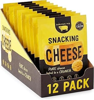 Snacking Cheese - Pure Cheese Crisps High Protein Zero Carb (12 x 24g)