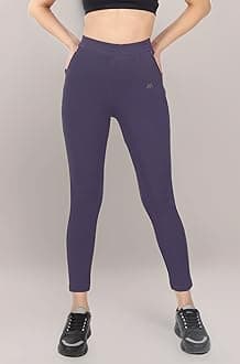 Mehrang Stretchable Yoga Pants for Women & Gym Pants for Women Workout with Mesh Insert & Side Pockets