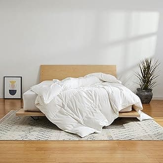 Brooklinen All Season Luxury Down Comforter, 100% Natural Canadian Duck Down Duvet Insert - 700 Fill Power, 100% Cotton Shell, Baffle Box Construction, Twin/Twin XL Size Comforter