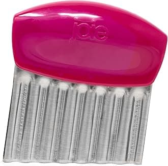 Joie Fruit And Vegetable Wavy Chopper Knife, Stainless Steel Blade, Colors Vary