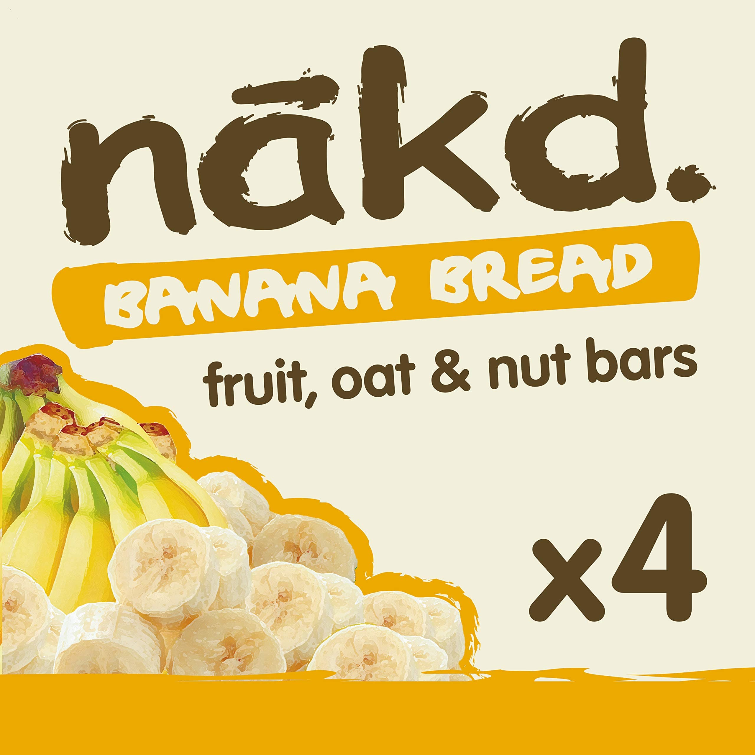 Nakd Banana Bread, 4x30g MPK