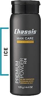 Chassis Premium ICE Body Powder for Men - With Extra Cooling Sensation and Fresh Scent