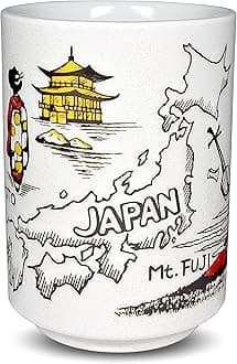 Japanese Yunomi Sushi Tea Cup Mino Ware, Japanese Cultural Items Print