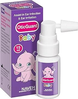 Otic Guard Baby Ear Drops – Natural Ear Oil for Ear Wax Removal & Infection Relief – Gentle Ear Cleaner for Babies, Toddlers & Kids – Soothes Itchy Ears & Swimmer’s Ear