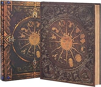 Zodiac Odyssey Premium Handcrafted Photo Album - Customizable, Collectible, Ideal Keepsake or Gift for Astrology Enthusiasts. Also Great as Adventure Scrapbook,Travel Diary & Graduation (Zodiac Book)