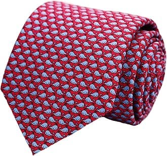 100% Silk Fancy Animal Print Ties for Men, for Casual Wedding Party