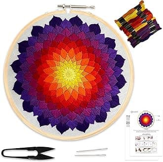 Embroidery Kit Divine Circle Design
