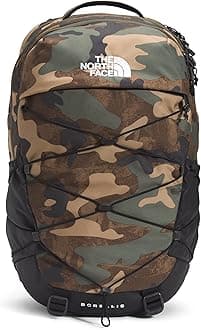 Borealis School Laptop Backpack, Kelp Tan TNF Camo Print/TNF Black, One Size