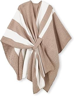 Moss Rose Women's Shawl Wrap Poncho Ruana Cape Open Front Cardigan Shawls for Fall Winter