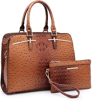 Women Satchel Handbags Shoulder Purses Totes Top Handle Work Bags With Matching Wallet