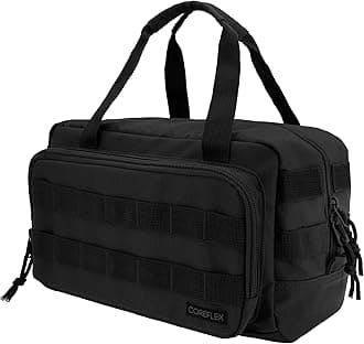 12-Inch Heavy Duty Tool Bag - Tactical, Gear, Range, EDC, Multi-Purpose Work Bag for Mechanics, Electricians, Carpenters, Builders, Plumbers - Black