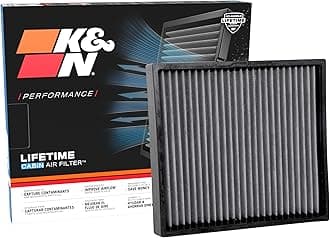 K&N Cabin Air Filter Compatible with Hyundai Genesis (Saloon) 3.8/4.6 2009-2016 & Kia Stinger 2.0 2018- (VF2061)