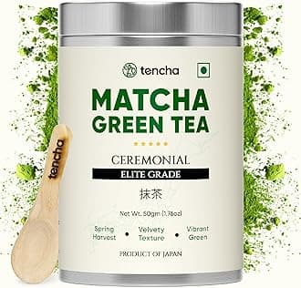 Ceremonial Elite Grade Matcha | Superior Grade Matcha | Japanese Matcha Green Tea | Spring Harvest | Sourced From Shizuoka, Japan | 50gms