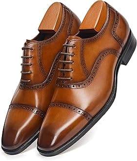 Men's Dress Shoes Oxford Formal Modern Leather Shoes for Men