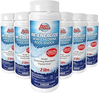 SpaChoice2-Pounds 6-Pack Premium Re-Energize, Non Chlorine Pool Shock, Made in USA