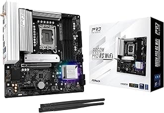 B860M Pro RS WiFi 6E Intel Core Ultra DDR5 8666 MHz 256GB M.2 LGA1851 Micro ATX Motherboard BIOS Flashback SATA3 6.0 Gb/s PCIe 5.0