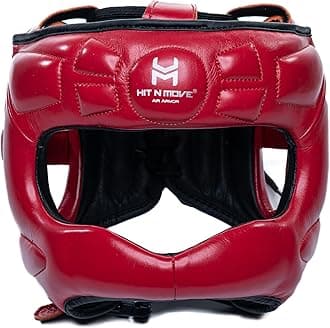 - HIT N MOVE® Air Armor Face Saver Boxing Headgear for Men and Women, Lightweight Protective Gear for MMA, Kickboxing, Martial Arts, Training & Sparring and Combat