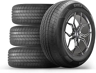 Set of 4 (FOUR) Sentinel Shield TOUR 185/60R15 84H All Season High Performance Passenger Tires 185/60/15 - Includes 3-Year Road Hazard Warranty (Tire Only)