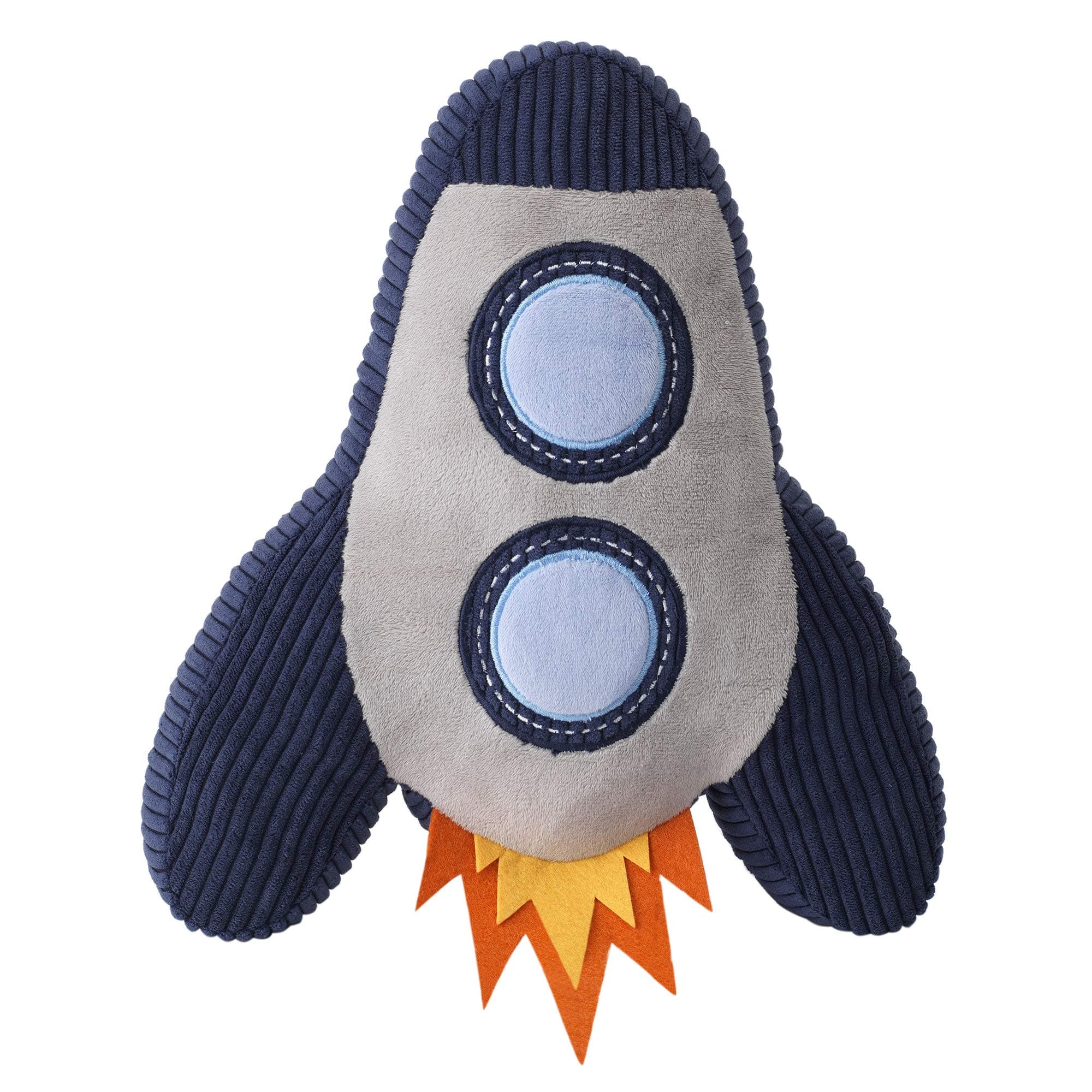Milky Way Rocket Ship Nursery Throw Pillow Plush