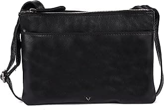 9 inch Genuine Leather Crossbody Sling Bags for Women, Trendy Casual Office Bag with Adjustable Strap