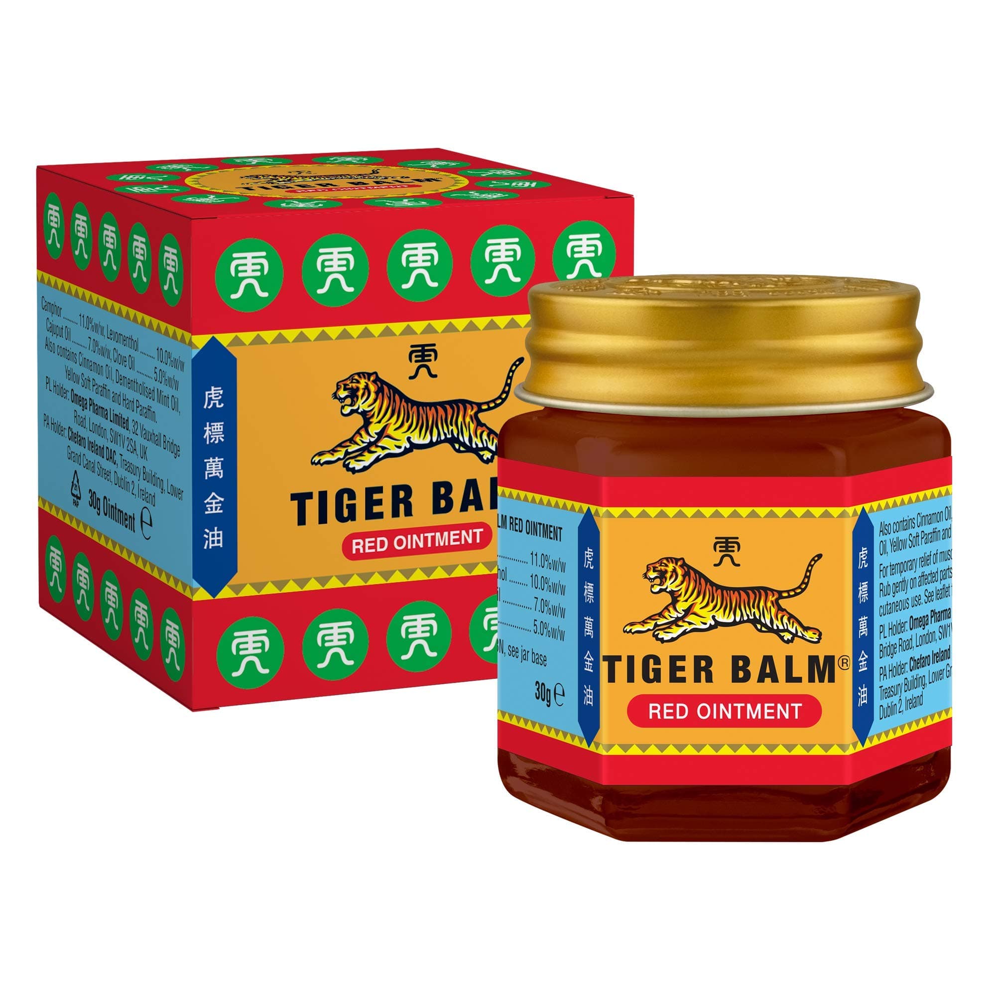 Tiger Balm, 30 g, Red