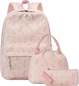 Bluboon School Backpack Teens Girls Boys Kids School Book Bags with Lunch Box Pencil Bag