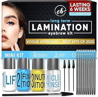 Brow Lamination Kit | At Home DIY Eyebrow Lamination Kit For Instant Brow Lift | Professional Eye Brows Supplies for Fuller Eyebrows | Lasts For Upto 6 Weeks