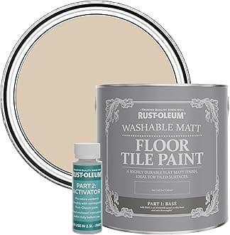 Beige Washable Matt Floor Tile Paint - Warm Clay 2.5L