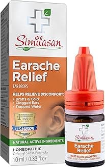 Similasan Earache Relief Ear Drops 0.33 Ounce Bottle, #1 Pharmacist Recommended for Ear Pain