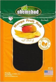 Lavashak Mango Fruit Leather Persian Style Fruit Layer- 2 Ounce - Kosher Product of USA