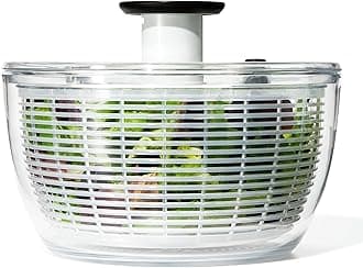Good Grips Salad Spinner | Lettuce Spinner | Fruit Washer | Fruit Washing Bowl with Strainer | Vegetable Cleaner | Salad Cleaner | Lettuce Washer | 6.22 Quart Capacity