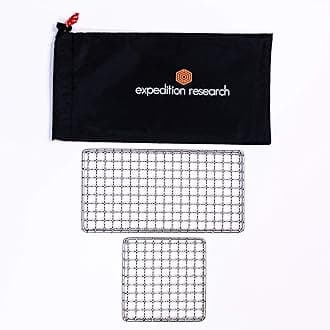 Combo 2-Pack - The Original Bushcraft Grill - Welded Stainless Steel High Strength Mesh (Campfire Rated)