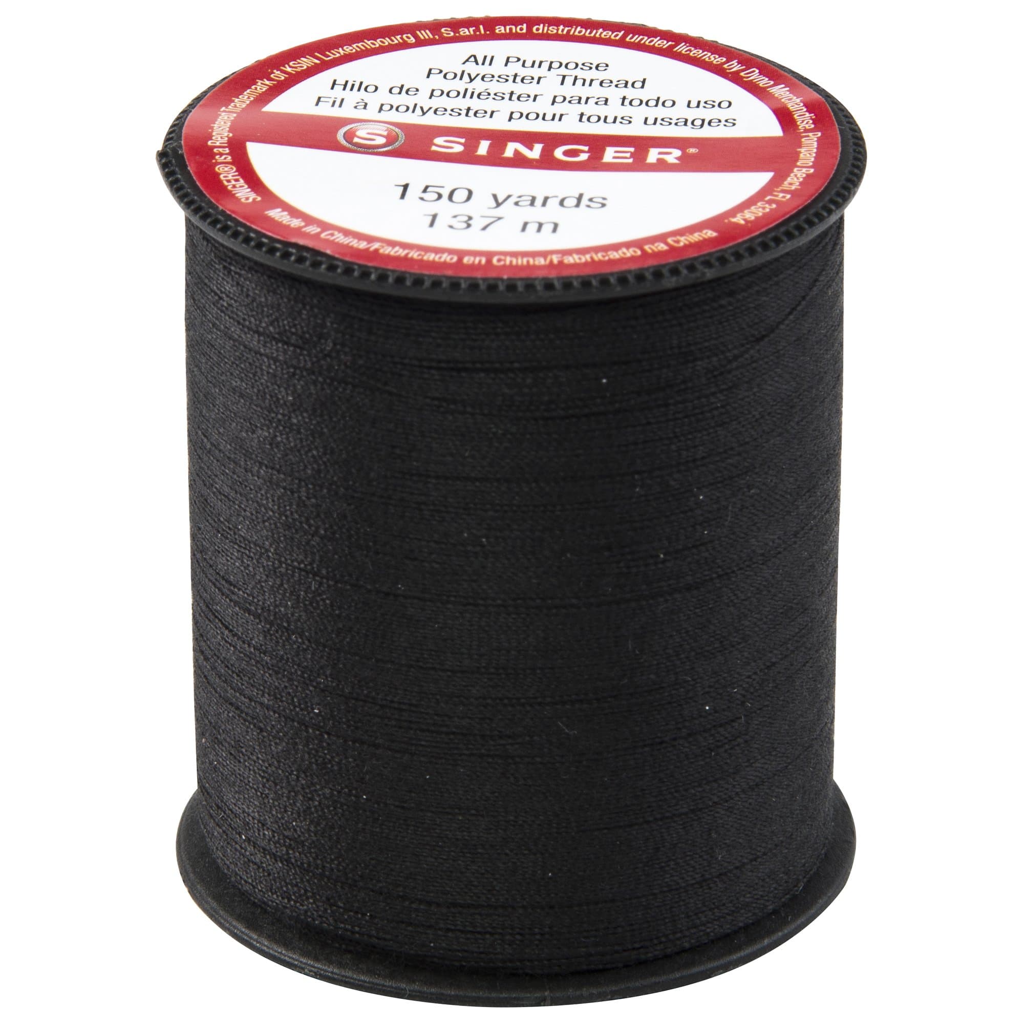60110All Purpose Polyester Thread, 150 Yards, Black