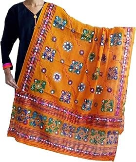 Cotton Kutch Work Dupatta Chunni 2.35 Mtr